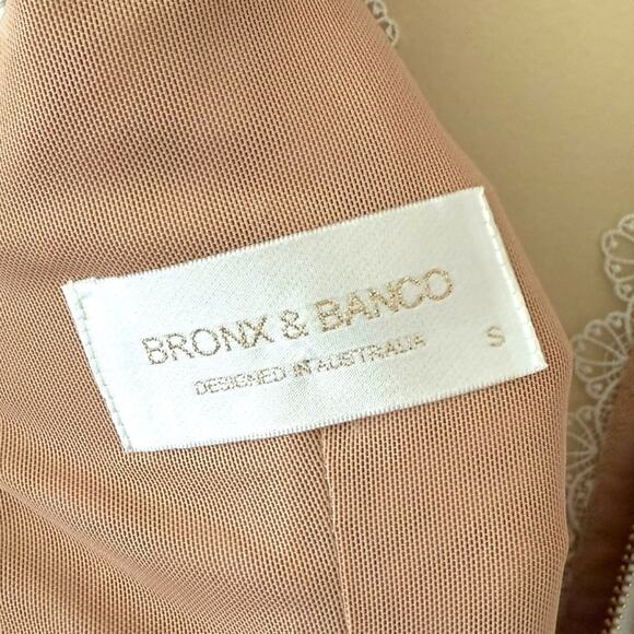 Bronx and Banco Megan Mini Dress in White Blanc Small Women’s - Picture 5 of 11